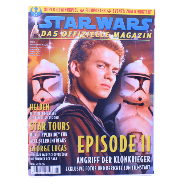 Star Wars Magazin 25 (2002) OZ Verlag | Episode II Special | inkl. Poster | hoppla-stuff.de
